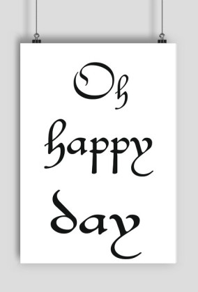 PLAKAT A2 Happy Day