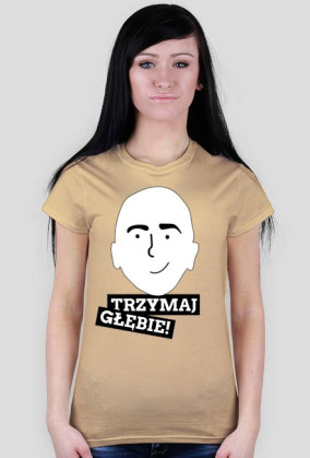 Damska koszulka "trzymaj głębie" różne kolory
