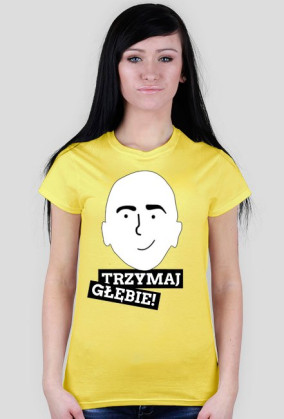 Damska koszulka "trzymaj głębie" różne kolory
