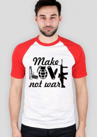 T-shirt Make Love Man Dual