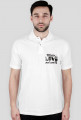 T-shirt Make Love Man Polo White
