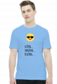 Słońce Leżing smażing plażing (t-shirt) ciemna grafika