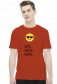 Słońce Leżing smażing plażing (t-shirt) ciemna grafika