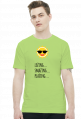 Słońce Leżing smażing plażing (t-shirt) ciemna grafika