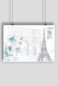 "Paris in blue"