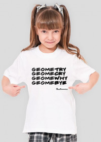 Koszulka dziewczęca "geometria"