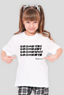 Koszulka dziewczęca "geometria"
