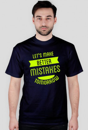 T-shirt Mistakes Man