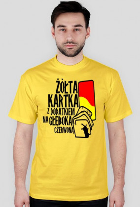 koszulka "żółta kartka" różne kolory