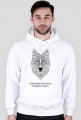 Bluza Wilk Man Hoodie White