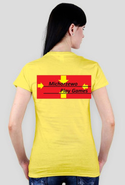 MichorzewoPlayGames-koszulka damska z małym fanem