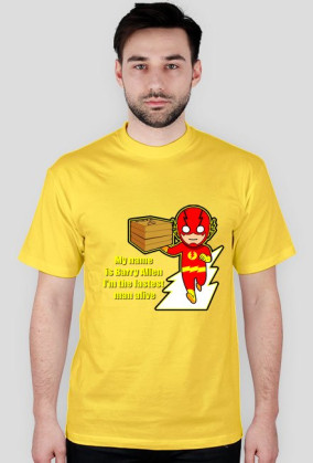 my name is barry allen - koszulka meska