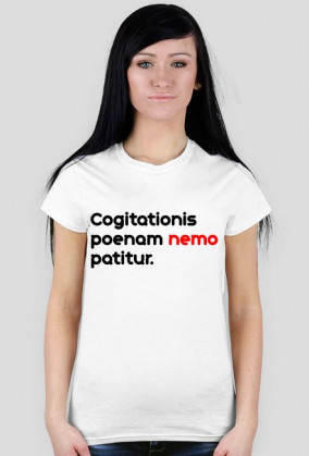 Cogitationis poenam nemo patitur.