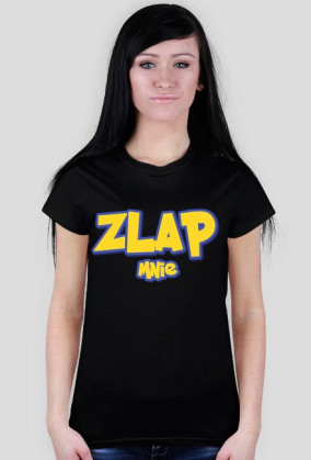 ZLAP MNIE - T-SHIRT GIRL BLACK