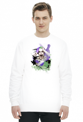 Suicide Squad - Joker Splash- bluza męska zwykła