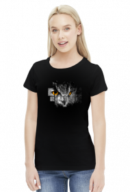 Pixel Sowa T-Shirt damski
