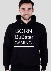 Bluza Męska Born BuBster Gaming Czarna
