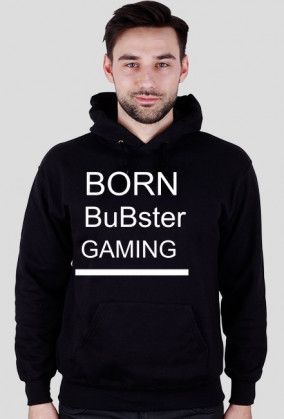 Bluza Męska Born BuBster Gaming Czarna