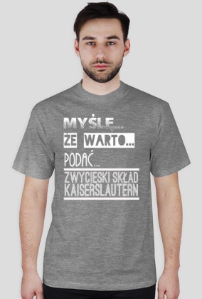 Koszulka "myślę że warto" różne kolory