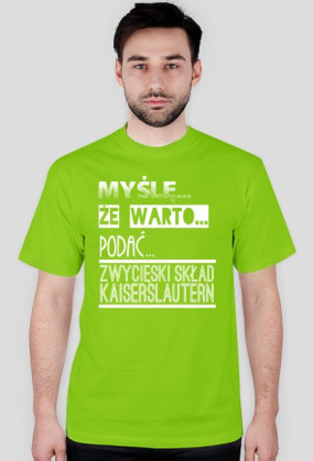 Koszulka "myślę że warto" różne kolory