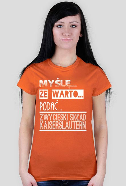 Damska koszulka " myślę że warto" różne kolory