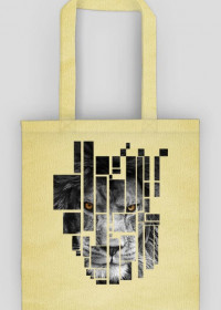 Pixel lion - torba na zakupy
