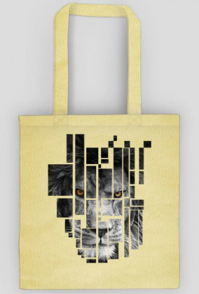 Pixel lion - torba na zakupy