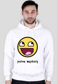 Bluza biała z Kapturem