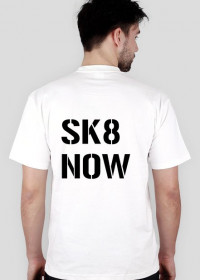 Koszulka Ultimate Skate Biała Mężczyzna