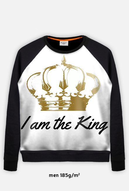 Lekka bluza Longsleeve "I am the King"