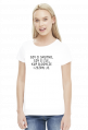 Gdy Ci smutno (bluzka damska) ciemna grafika