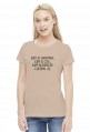 Gdy Ci smutno (bluzka damska) ciemna grafika