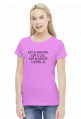 Gdy Ci smutno (bluzka damska) ciemna grafika
