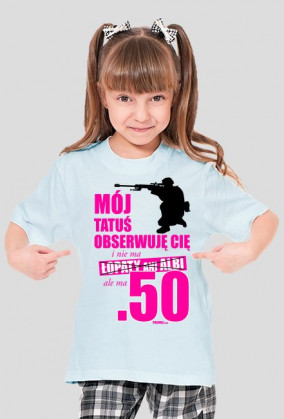 Moj tatuś obserwuje cię i nie ma łopaty ani alibi ale ma .50