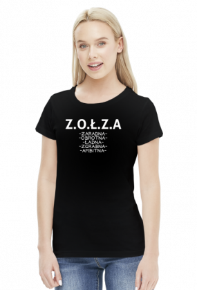 ZOŁZA (bluzka damska) jasna grafika