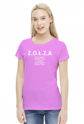ZOŁZA (bluzka damska) jasna grafika