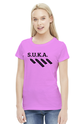 SUKA (bluzka damska) ciemna grafika