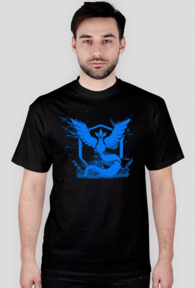 Team Mystic - splash męska koszulka