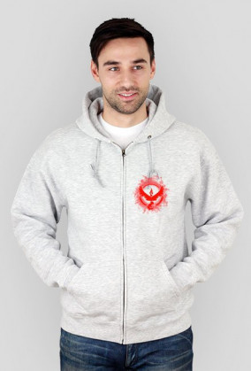Team Valor - bluza męska z kapturem rozsuwana