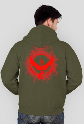 Team Valor - bluza męska z kapturem rozsuwana