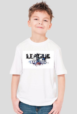 Bluzka dziecieca biala league of legends