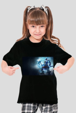 Bluzka dziecieca czrna z postacia