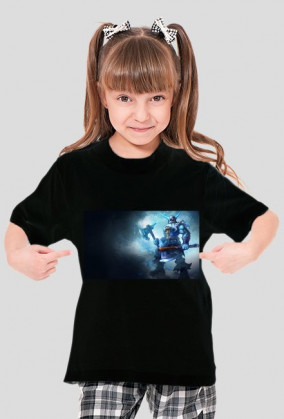 Bluzka dziecieca czrna z postacia