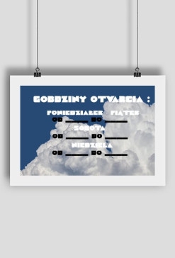 Godziny Otwarcia - Plakat - Chmury