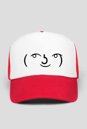 CZAPKA Z DASZKIEM i nadrukiem | LENNY FACE