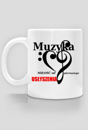Kubek MUZYKA