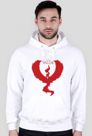 Bluza z Kapturem Team Valor WH/BL
