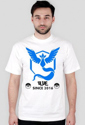 Pokémon GO - Team Mystic - Blue Since 2016 - koszulka męska