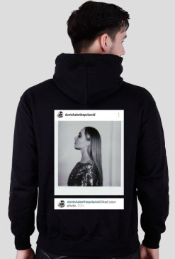 #dontshakethepolaroid hoodie