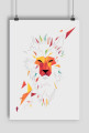 Vector Reggae Lion Plakat - Plakaty w Space Balls